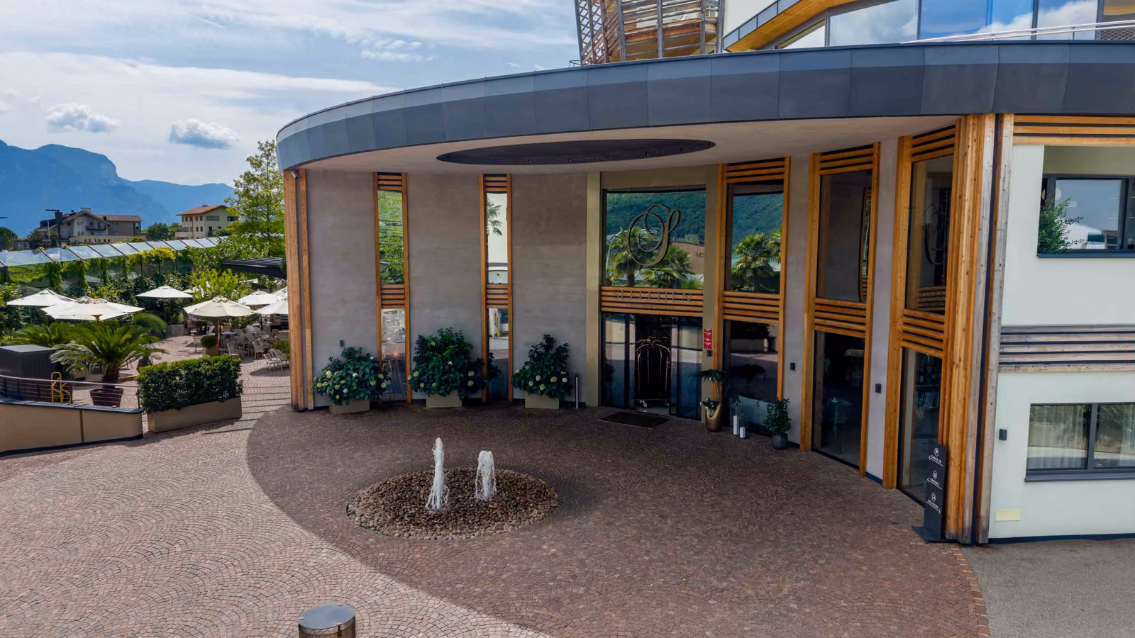 Der Eingangsbereich des Hotels